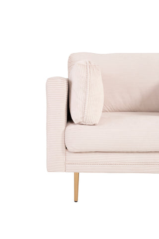 Bom - Single Chair Corduroy - Ljusgrå