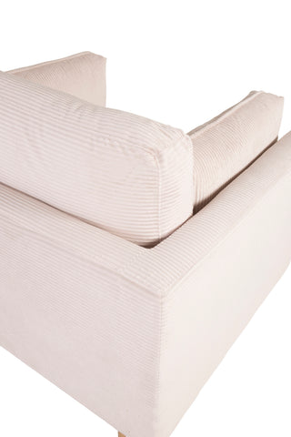 Bom - Single Chair Corduroy - Ljusgrå