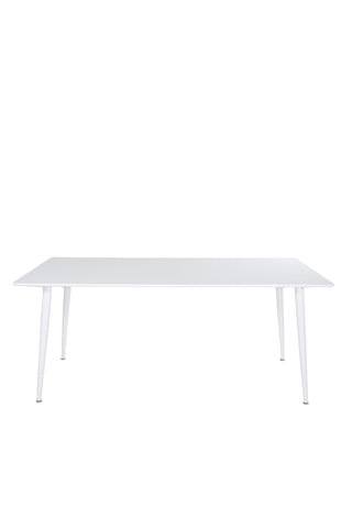 Polar Matbord 180 cm - Vit skiva / Vita Ben