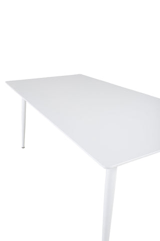 Polar Matbord 180 cm - Vit skiva / Vita Ben