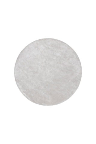 Indra Viskosmatta - ø200cm - Silver