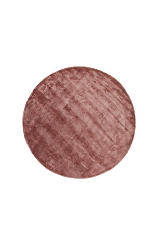 Indra Viskosmatta - ø200cm - Dusty Pink