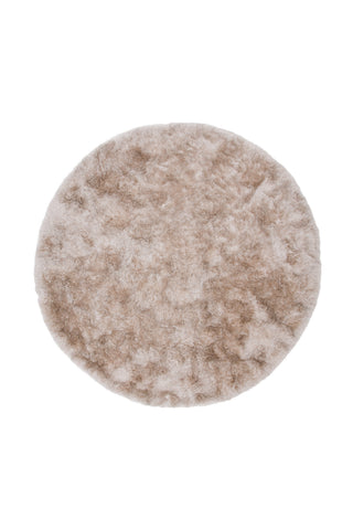 Shiva Shaggy Matta - ø200cm - Champagne