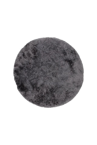 Shiva Shaggy Matta - ø200cm - Grå