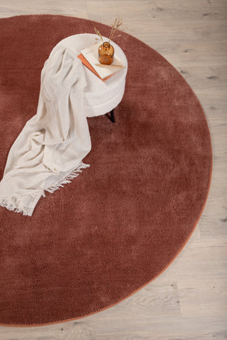 Undra Viskosmatta ø200 Dusty Pink