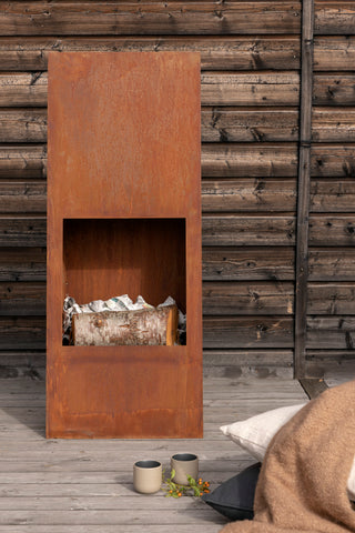 Venture Home Bastian - Eldkorgkub - Rusty Orange - -