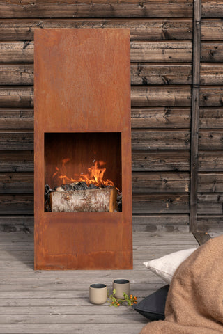 Venture Home Bastian - Eldkorgkub - Rusty Orange - -