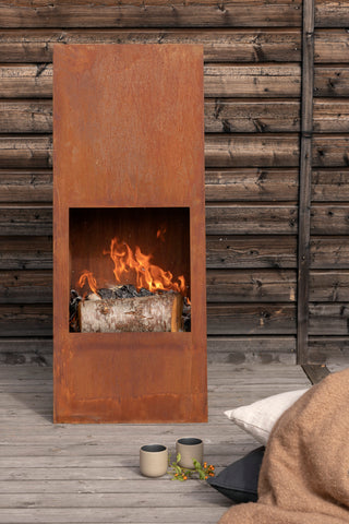 Venture Home Bastian - Eldkorgkub - Rusty Orange - -