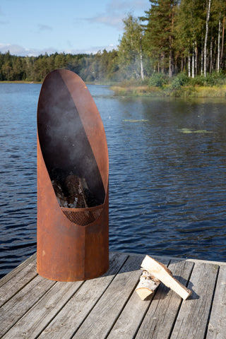 Venture Home Bastian - Fire Basket Lipstick- Rusty Orange - -