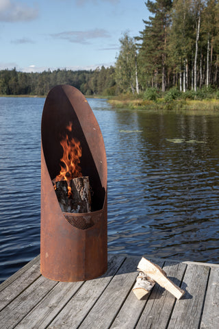 Venture Home Bastian - Fire Basket Lipstick- Rusty Orange - -