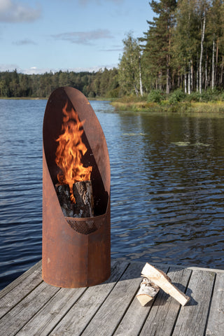 Venture Home Bastian - Fire Basket Lipstick- Rusty Orange - -