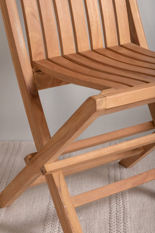 Venture Home Ghana - Fällstol- Natural - Teak - 2 pack