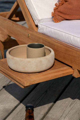 Venture Home Ghana - Sun Lounge- Natural - Teak -