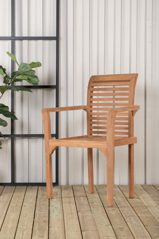 Venture Home Kenya - Matstol- Natural - Teak -