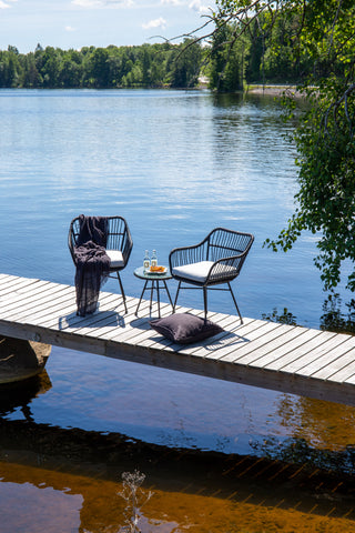 Venture Home Viga - Balkongset - Svart - Wicker -
