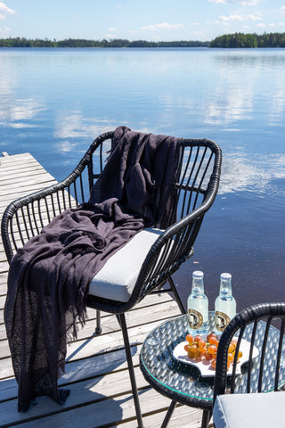 Venture Home Viga - Balkongset - Svart - Wicker -