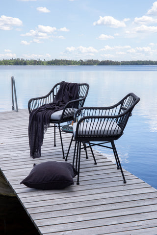 Venture Home Viga - Balkongset - Svart - Wicker -