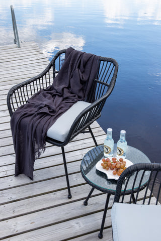 Venture Home Viga - Balkongset - Svart - Wicker -