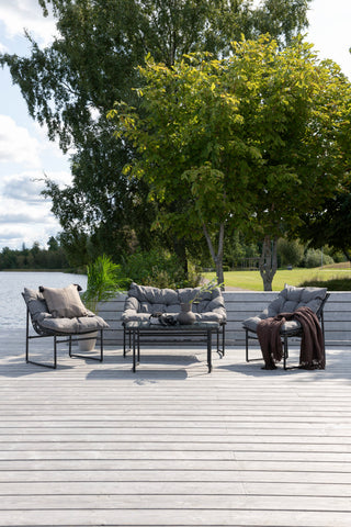 Venture Home Tina - Soffset- Svart /Grå - Stål -
