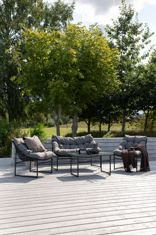 Venture Home Tina - Soffset- Svart /Grå - Stål -