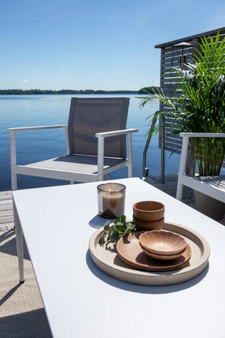 Venture Home Break - Soffset- Vit / Grå - Aluminium / Textilen -