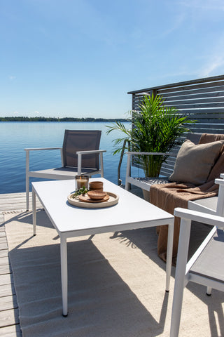 Venture Home Break - Soffset- Vit / Grå - Aluminium / Textilen -