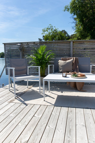 Venture Home Break - Soffset- Vit / Grå - Aluminium / Textilen -