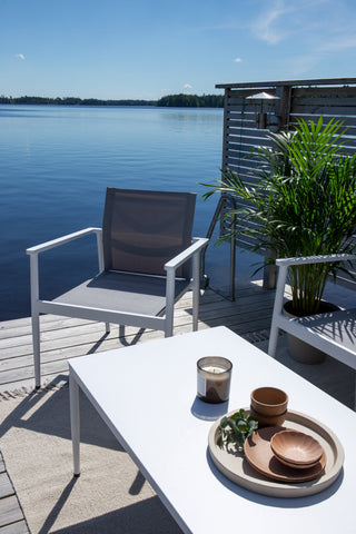 Venture Home Break - Soffset- Vit / Grå - Aluminium / Textilen -