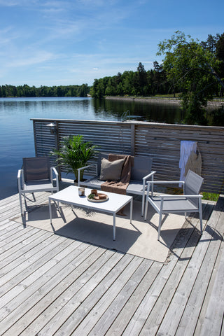 Venture Home Break - Soffset- Vit / Grå - Aluminium / Textilen -