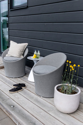 Venture Home Spoga - Lounge Set - Vit / Grå - -