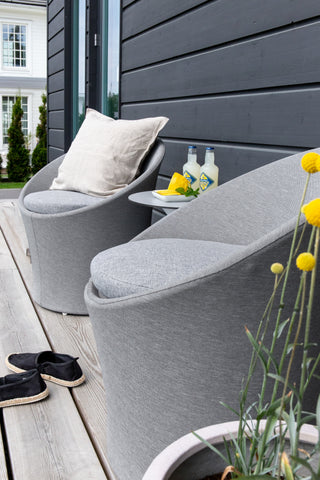 Venture Home Spoga - Lounge Set - Vit / Grå - -
