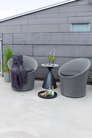 Venture Home Spoga - Lounge Set - Svart / Grå - -