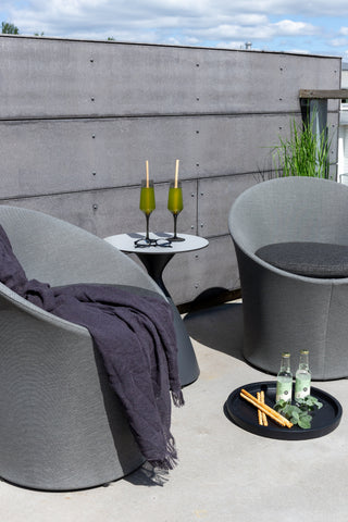Venture Home Spoga - Lounge Set - Svart / Grå - -