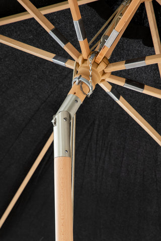 Venture Home Nypo - Paraply w. tilt- Svart - - 330cm