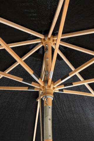 Venture Home Nypo - Paraply w. tilt- Svart - - 330cm