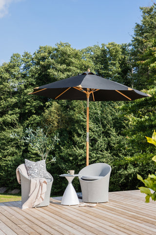 Venture Home Cerox - Paraply- Svart - - 270cm