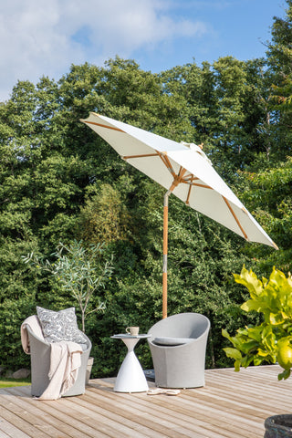 Venture Home Cerox - Paraply- Vit - - 270cm