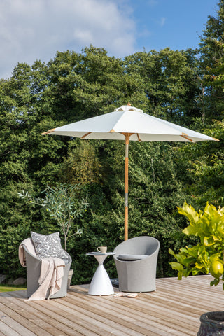 Venture Home Cerox - Paraply- Vit - - 270cm