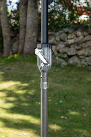 Venture Home Palmetto - Paraply m. lutning- Grå - - 270cm