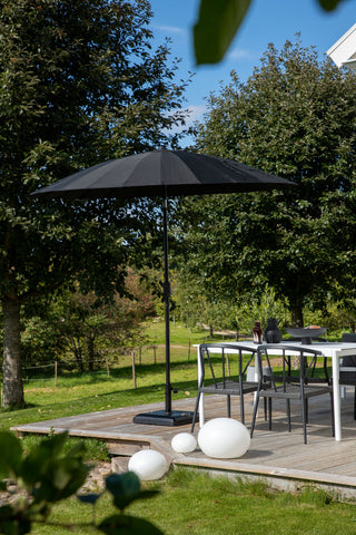 Venture Home Palmetto - Paraply m. tilt- Svart - - 270cm