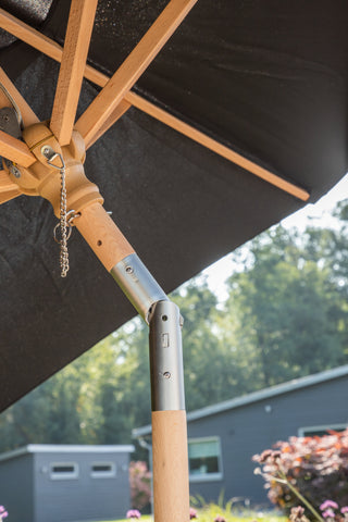 Venture Home Corypho - Paraply w. tilt- Svart - - 250cm