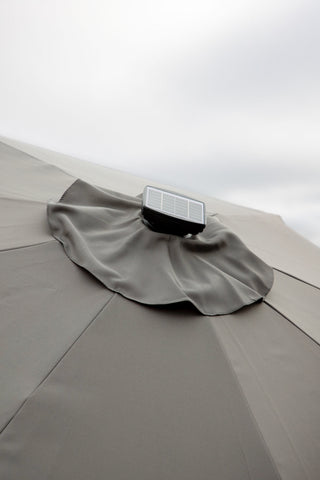 Venture Home Sabal - Paraply med LED- Grå - - 270cm