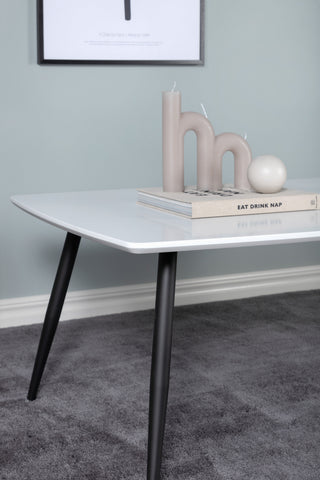 Venture Home Plaza - Soffbord - 120*70 - Svart/Vit