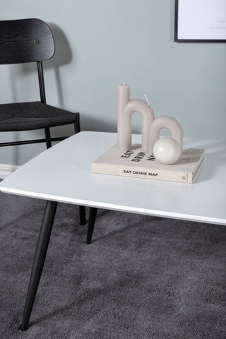 Venture Home Plaza - Soffbord - 120*70 - Svart/Vit
