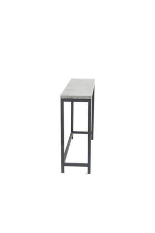 Rise Sidobord - Svart / Betong-look - 110*30*H80 (ersätter 19918-668)