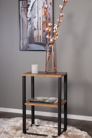 Rise Sängbord - Svart / Teak-Look 45*30*H70 (ersätter 19919-778)