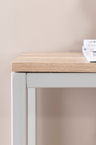 Rise Dubbelt sidobord - Grå/Ask Papperslaminat