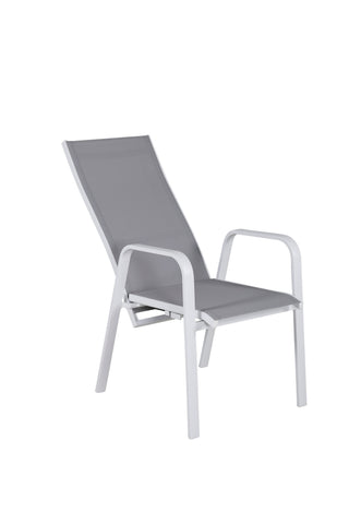 Copacabana Liggstol 2-pack - Vit/Grå