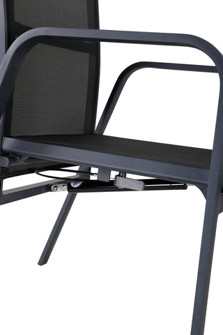 Copacabana Liggstol 2-pack - Svart/Svart