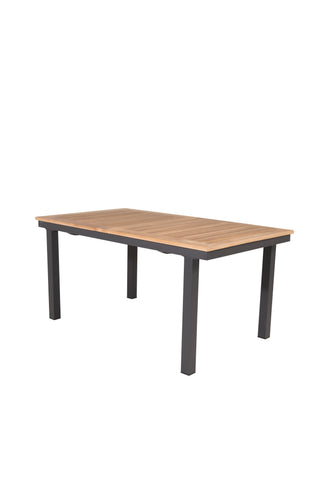Panamabord 152/210 - Svart/Teak